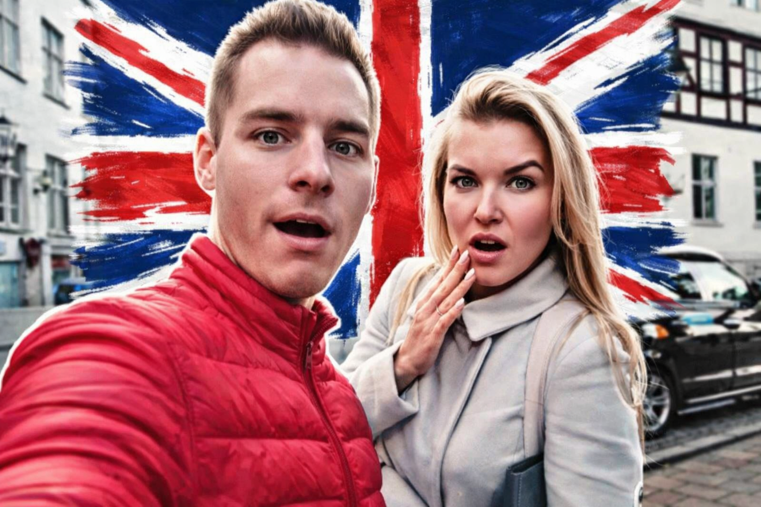 Dashboard camera mounted inside a car