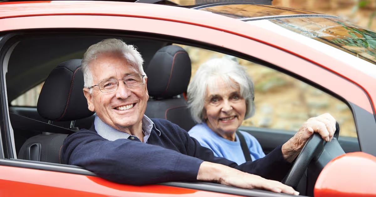Dashboard camera mounted inside a car